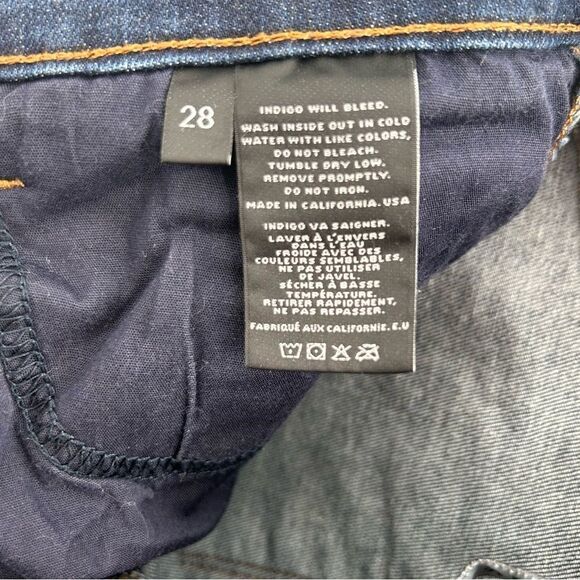 J. Brand skinny leg pure dark wash midrise jeans size 28 - Picture 10 of 10